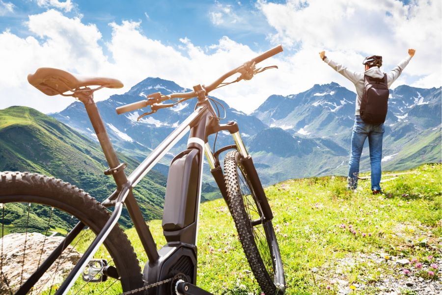 E-Bike Verleih, Nationalpark Camping Andrelwirt, Rauis, Sonnblick, Salzburg, Österreich, Hotel, Ausflug, Sommerurlaub in den Bergen, Natur, 